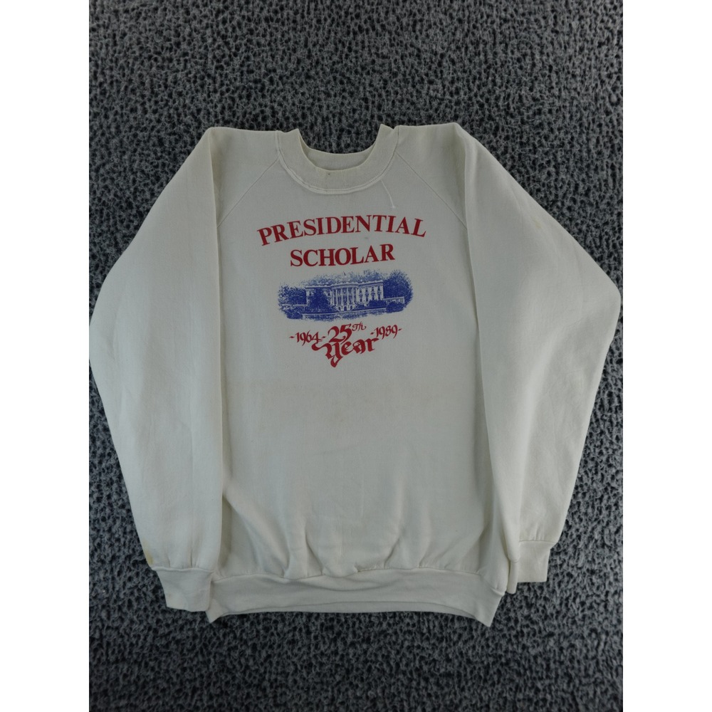 1989 Presidential Scholars Sweatshirt White‎ Fruit of the Loom XL White House